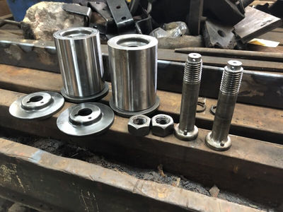 New coupling rod gradient pins also hardened and ground.